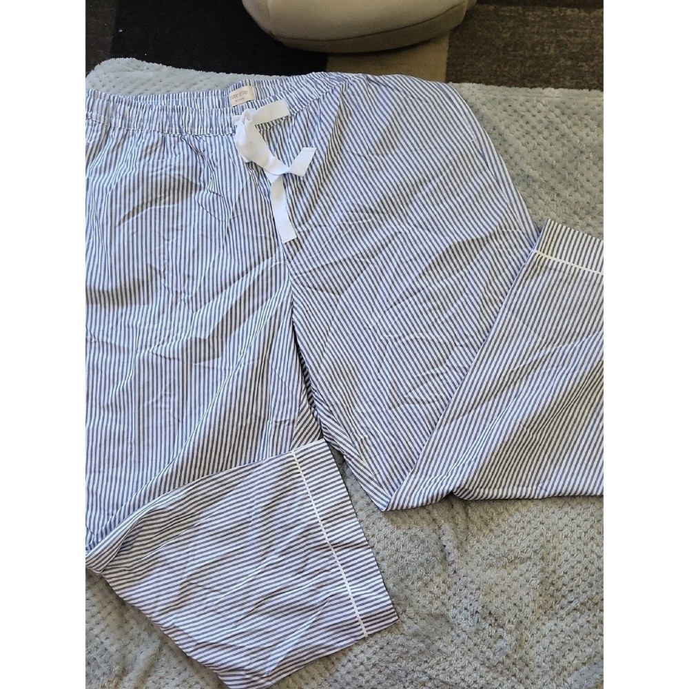Nwt State Of‎ Day Striped Blue and White Pajama Pants 2x
